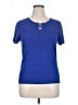 Sag Harbor Blue Short Sleeve Top Size XL - photo 1