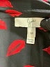 Joie 100% Polyester Hearts Black Long Sleeve Blouse Size M - photo 7