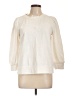 Ann Taylor LOFT 100% Cotton Ivory Sweatshirt Size L - photo 1