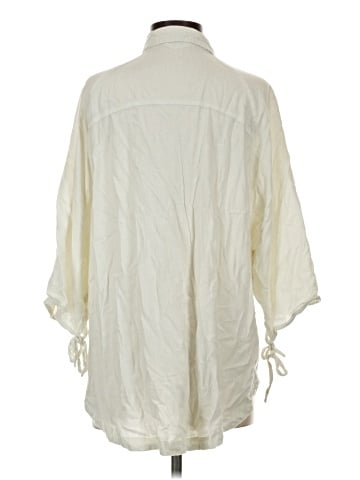 Free People 3/4 Sleeve Button-Down Shirt (view 2)