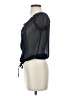 Gilly Hicks Black Short Sleeve Blouse Size S - photo 5