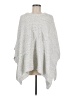 World Market 100% Polyester Gray Poncho One size - photo 1