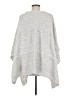 World Market 100% Polyester Gray Poncho One size - photo 2