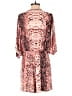 Entro Animal Print Pink Casual Dress Size L - photo 2
