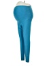 Beyond the Bump by Beyond Yoga Color Block Blue Active Pants Size Med Maternity - photo 1