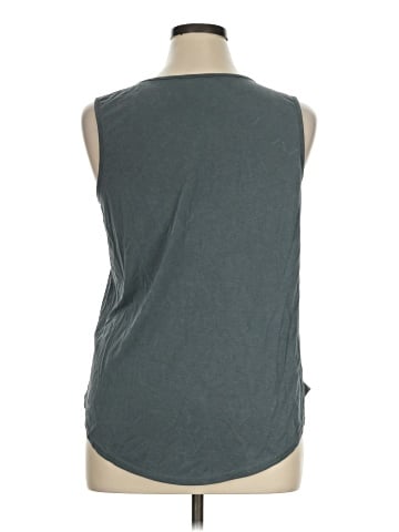 Green Envelope Sleeveless T-Shirt (view 2)
