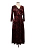 Chaus Black Burgundy Cocktail Dress Size L - photo 1