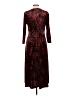 Chaus Black Burgundy Cocktail Dress Size L - photo 2