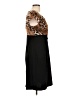 Alyx 100% Polyester Animal Print Brown Cocktail Dress Size 12 - photo 4