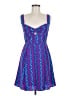 Forever 21 100% Polyester Hearts Blue Cocktail Dress Size M - photo 1