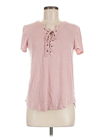 Maurices Short Sleeve Blouse (view 1)