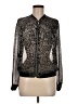 Juicy Couture 100% Polyester Animal Print Black Jacket Size M - photo 1