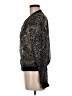 Juicy Couture 100% Polyester Animal Print Black Jacket Size M - photo 5