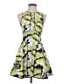 Tibi Graphic Gray Cocktail Dress Size 0 - photo 1