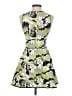 Tibi Graphic Gray Cocktail Dress Size 0 - photo 2
