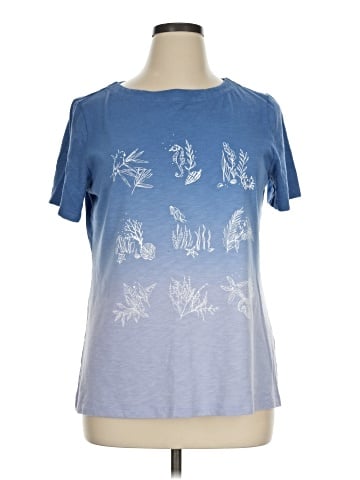 Christopher & Banks Short Sleeve T-Shirt (view 1)