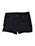 Unbranded Solid Black Denim Shorts Size M - photo 1