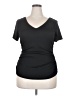 Shein Black Short Sleeve Top Size 2X - photo 1