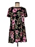 Apt. 9 Floral Black Casual Dress Size M - photo 1