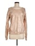 Gap 100% Cotton Metallic Gold Pullover Sweater Size M (tall) - photo 1