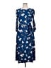 Eliza J Floral Blue Casual Dress Size 16 - photo 1