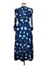 Eliza J Floral Blue Casual Dress Size 16 - photo 2