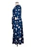 Eliza J Floral Blue Casual Dress Size 16 - photo 5