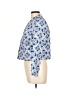 Boden 100% Cotton Print Blue Jacket Size 10 - photo 5