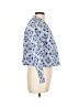 Boden 100% Cotton Print Blue Jacket Size 10 - photo 4