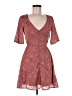 Unbranded 100% Polyester Burgundy Casual Dress Size 7 - photo 1