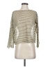 Zara Silver 3/4 Sleeve Top Size S - photo 1