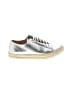 Shoedazzle Metallic Silver Sneakers Size 7 - photo 1