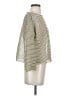 Zara Silver 3/4 Sleeve Top Size S - photo 4
