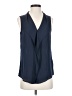 Covington 100% Polyester Blue Sleeveless Blouse Size S - photo 1