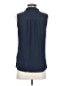 Covington 100% Polyester Blue Sleeveless Blouse Size S - photo 2