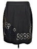 Peter Nygard Graphic Gray Casual Skirt Size 16 - photo 2