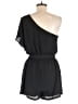 DR2 100% Polyester Solid Black Romper Size M - photo 2