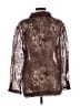 BonWorth Metallic Brown Long Sleeve Blouse Size L - photo 2