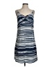 CAbi 100% Polyester Stripes Blue Casual Dress Size S - photo 1