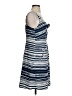 CAbi 100% Polyester Stripes Blue Casual Dress Size S - photo 4