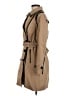 BCBGMAXAZRIA 100% Polyester Tan Trenchcoat Size M - photo 5