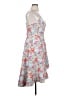 Black Halo Floral Blue Cocktail Dress Size 14 - photo 4