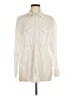H&M 100% Cotton Ivory Long Sleeve Button-Down Shirt Size M - photo 1