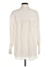 H&M 100% Cotton Ivory Long Sleeve Button-Down Shirt Size M - photo 2