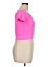 One Step Up Pink Short Sleeve Top Size XL - photo 4
