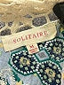 Solitaire 100% Rayon Blue 3/4 Sleeve Blouse Size M - photo 7