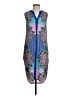 Cupio Print Blue Cocktail Dress Size S - photo 1