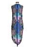 Cupio Print Blue Cocktail Dress Size S - photo 2