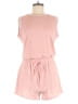 Lush Solid Pink Romper Size M - photo 1