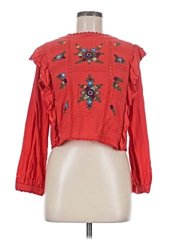 Free People 3/4 Sleeve Blouse (view 1)